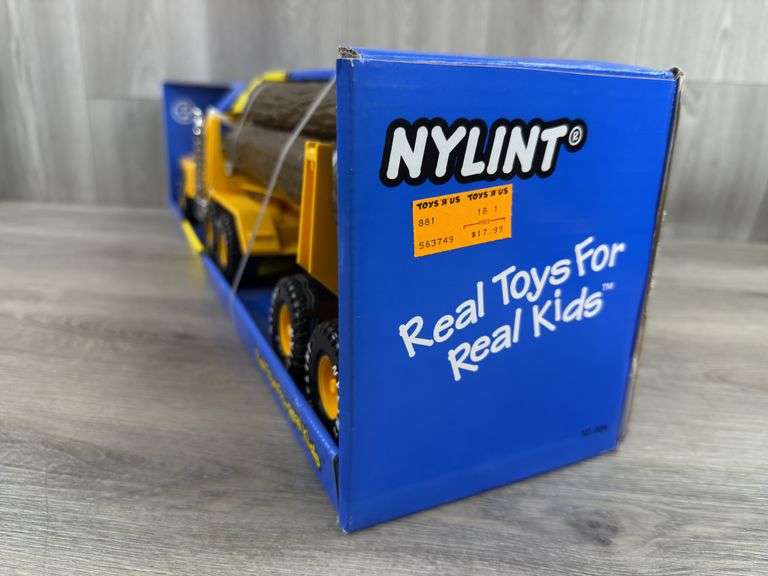 Hard Hat Contractors Log Hauler, 26” Long, Nylint Toys