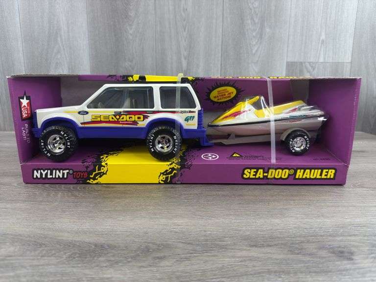 Ford Bombardier Sea Doo Hauler, 18 1/2” Long, Nylint