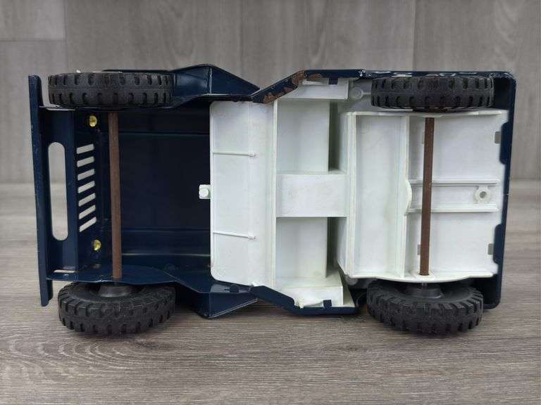 Tonka Jeep U.S.A.F. Truck, 10” Long, Missing Steering Wheel