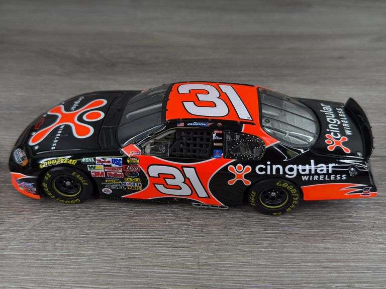 Robby Gordon #31 Cingular Wireless/Black 2004 Monte Carlo Stock Car, 1/24, Limited Edition, 1 Of 2,844, Action