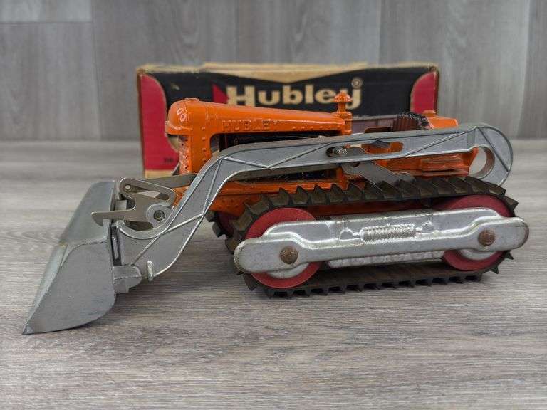 Hubley Diesel Front End Loader, Original Box, 10 1/2” Long