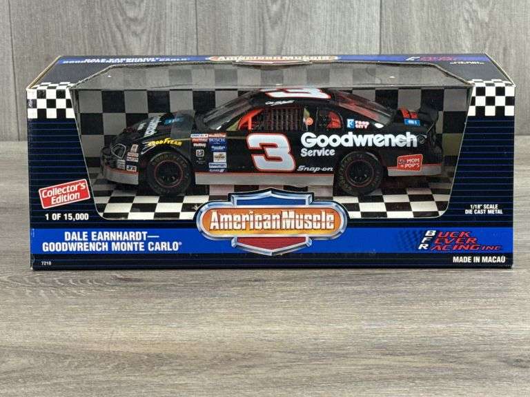 Dale Earnhardt Sr. #3 Goodwrench Monte Carlo, 1/18, Collector’s Edition, 1 Of 15,000, American Muscle, Ertl Collectibles