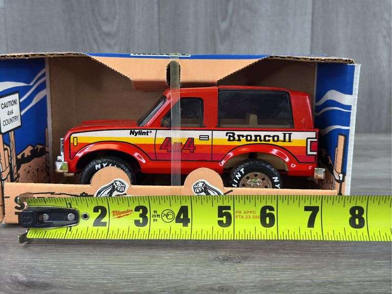 Ford Bronco II 4x4 Truck, 7 1/2” Long, Nylint, No. 8227