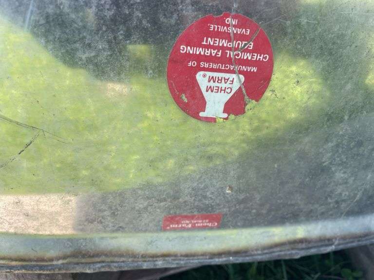 Chem Farm stainless steel saddle tanks