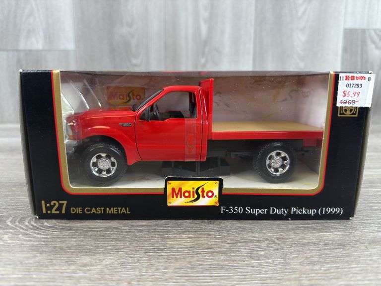 1999 Ford F350 Super Duty Flatbed Truck, 1/27, Maisto