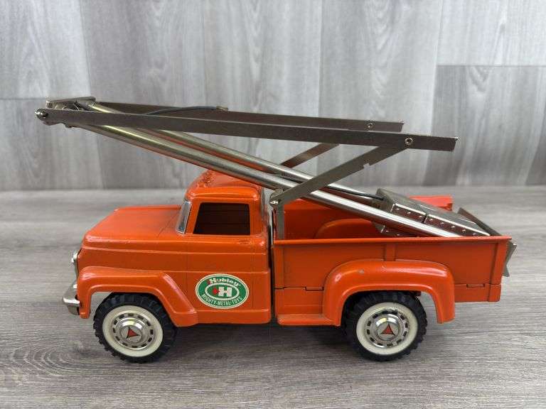 Hubley Mighty-Metal Pile-Driver Truck, 13” Long