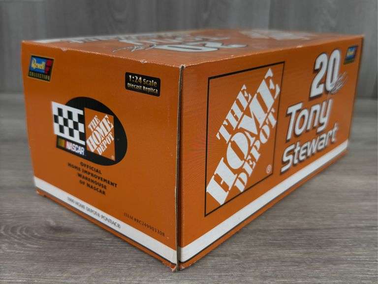 Tony Stewart #20 Home Depot 1999 Pontiac Grand Prix Stock Car, 1/24, Certificate Of Authenticity, 1 Of 3,120, Revell Collection