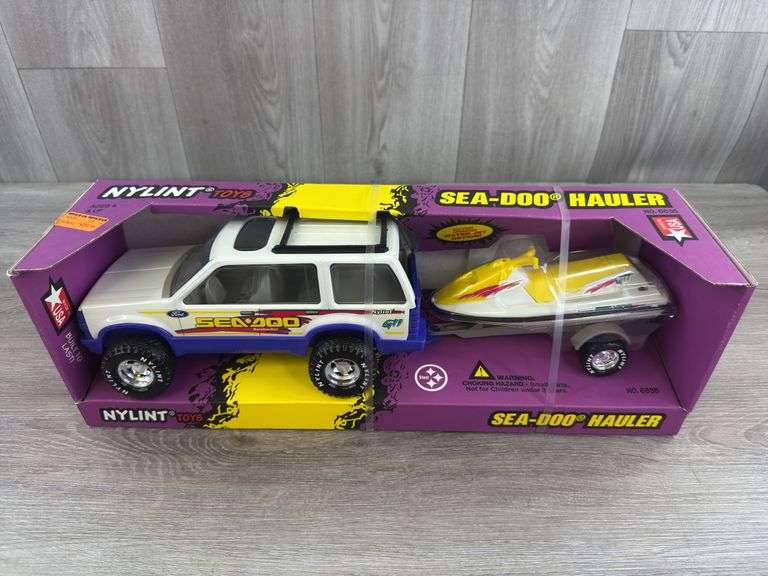 Ford Bombardier Sea Doo Hauler, 18 1/2” Long, Nylint