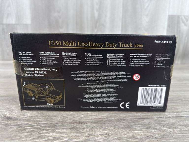 1999 Ford F350 Super Duty Stake Truck, 1/27, Maisto