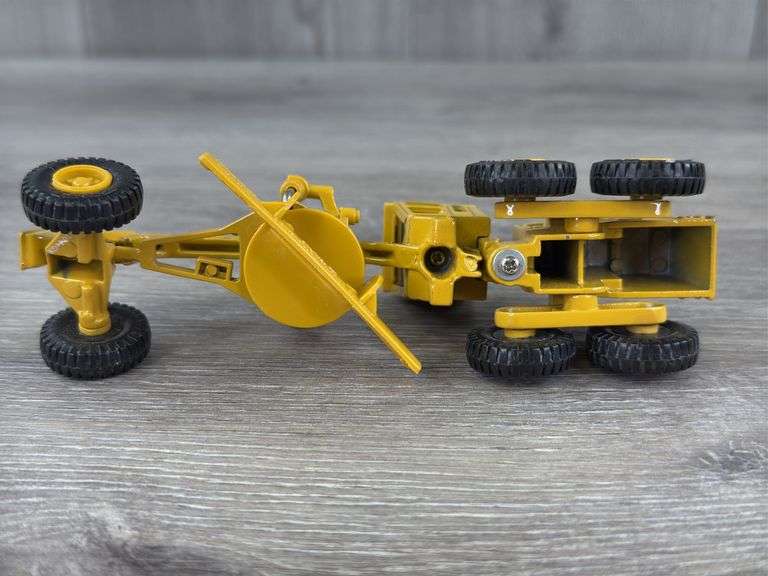 John Deere 310D Backhoe/Loader & Cat 12G Motor Grader, 1/64, Ertl
