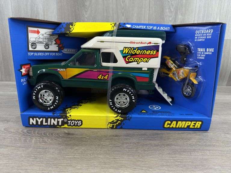 Nylint Toys 4x4 Wilderness Camper, 11 1/2” Long