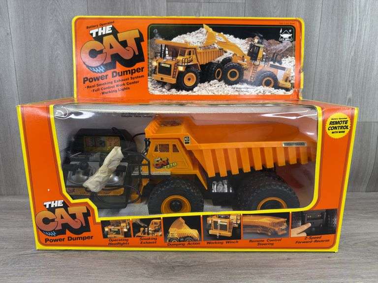 The Cat RC Power Dumper, 16” Long, New Bright