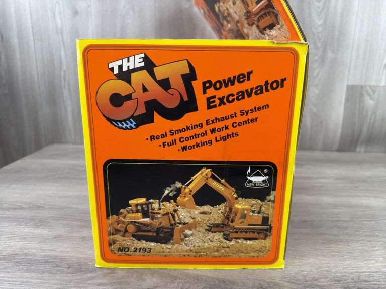 The Cat RC Power Excavator, 21” Long, New Bright