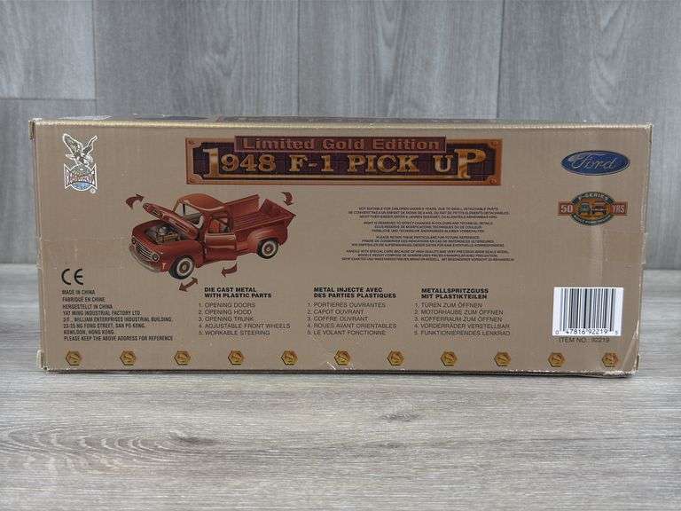 1948 F-1 Pickup, 1/18, 50th Anniversary, Ltd. Gold Edition