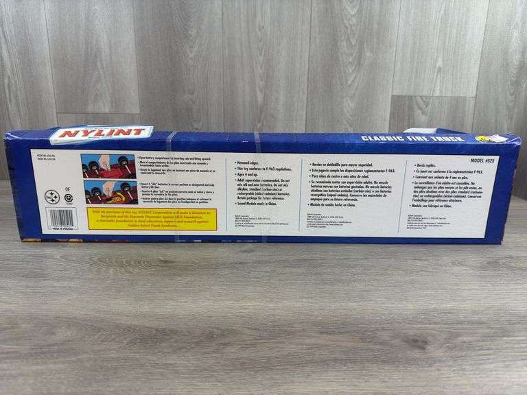 Nylint Fire Dept. Sound Machine Water Cannon,  27” Long