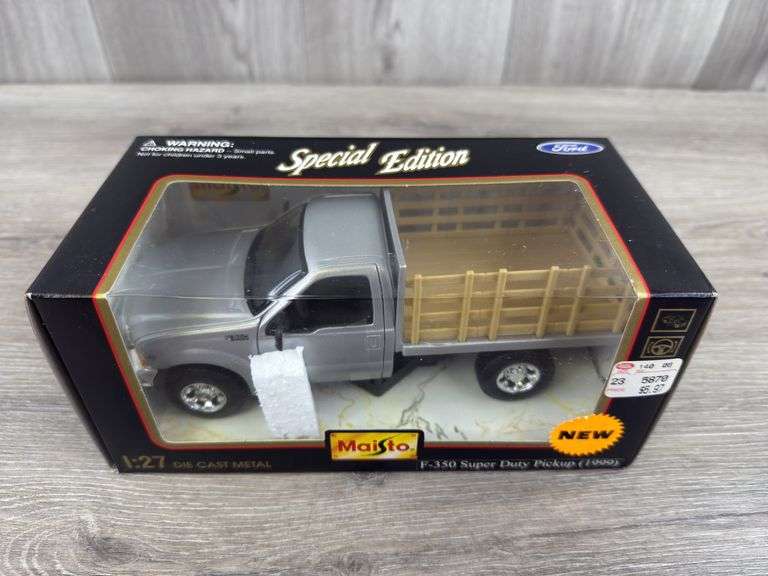 1999 Ford F350 Super Duty Stake Truck, 1/27, Maisto