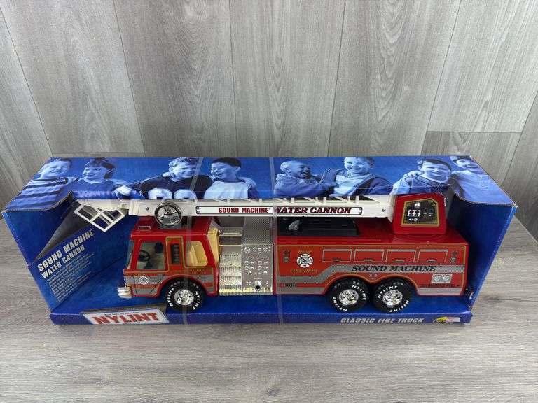 Nylint Fire Dept. Sound Machine Water Cannon,  27” Long