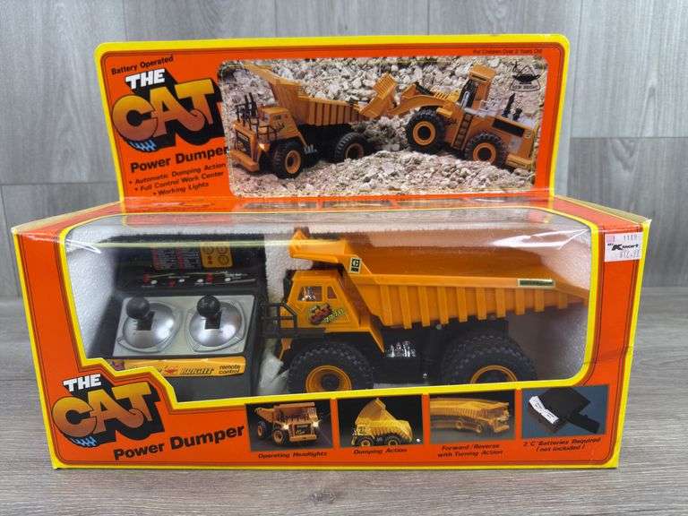 The Cat RC Power Dumper, 8 1/2” Long, New Bright
