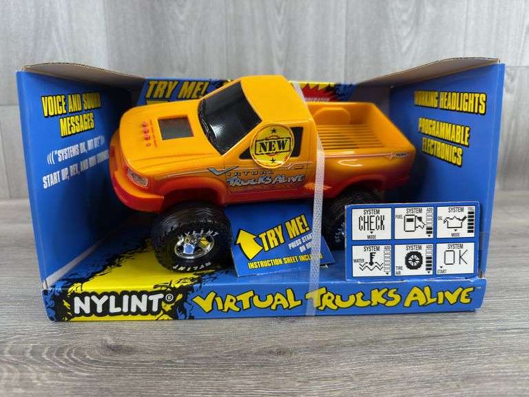 Virtual Trucks Alive Battery Operated Truck, 9” Long, Nylint