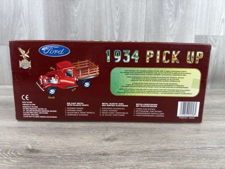 1934 Ford Stake Truck, 1/18, Road Legends