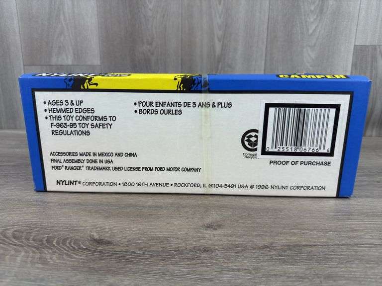 Nylint Toys 4x4 Wilderness Camper, 11 1/2” Long