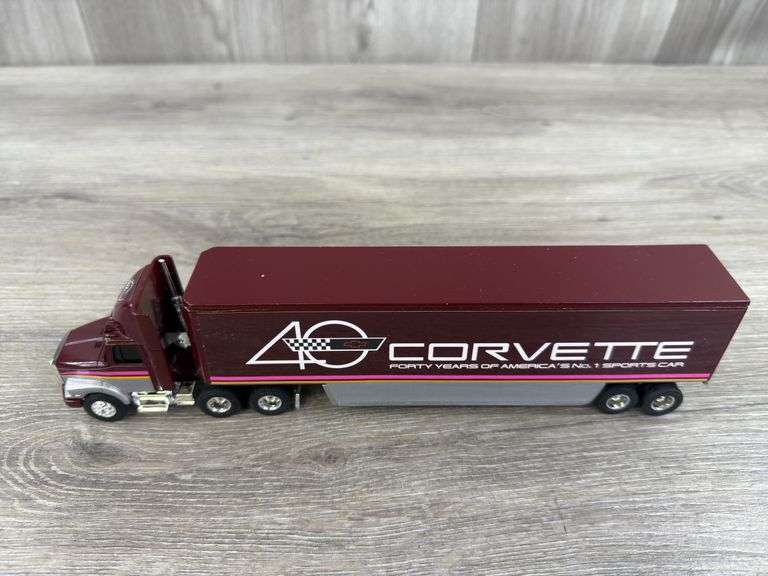 WhiteGMC 1,000,000th Corvette Tractor Trailer, 1/64