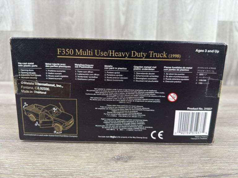 1999 Ford F350 Super Duty Flatbed Truck, 1/18, Maisto