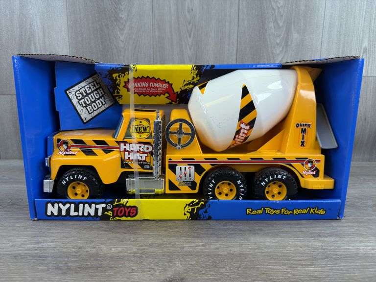 Hard Hat Contractors Cement Mixer, 17” Long, Nylint Toys