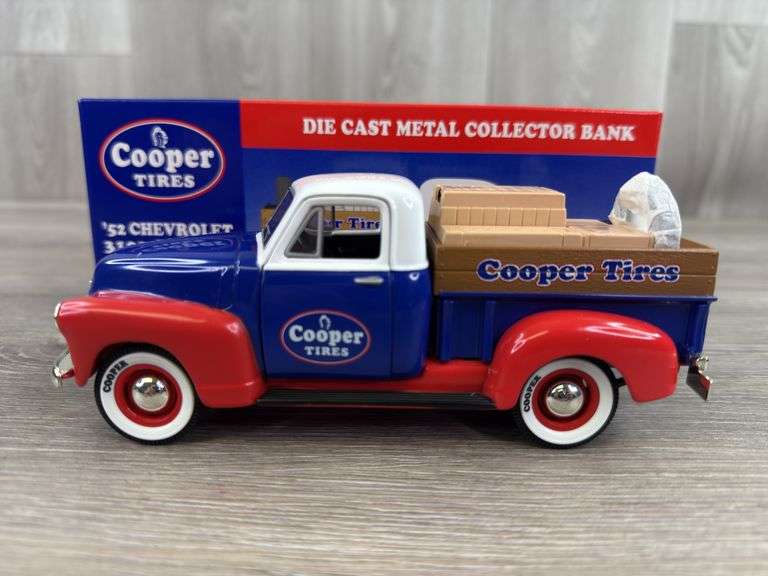 1952 Chevrolet 3100 Cooper Tires Pickup Bank, 1/25, Limited Edition