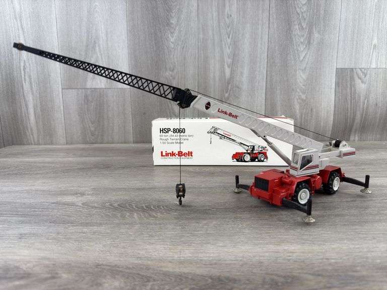 Link-Belt HSP-8060 Rough Terrain Crane, 1/50, NZG Modelle