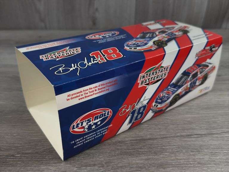 Bobby Labonte #18 Interstate Batteries/Let’s Roll 2002 Grand Prix Stock Car, 1/24, Limited Edition, Action 10th Anniversary
