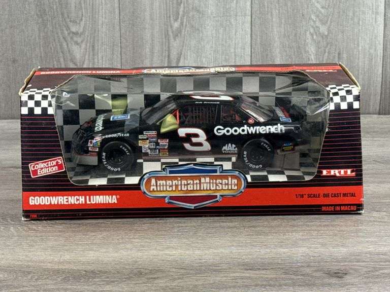 Dale Earnhardt Sr. #3 Goodwrench Lumina, 1/18, American Muscle, Collector’s Edition, Ertl