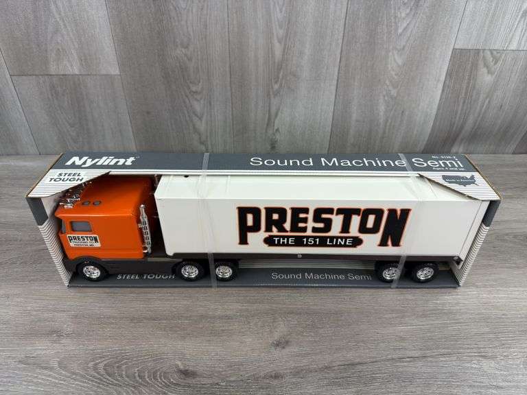 Preston Trucking Co. Sound Machine Semi, 20” Long, Nylint
