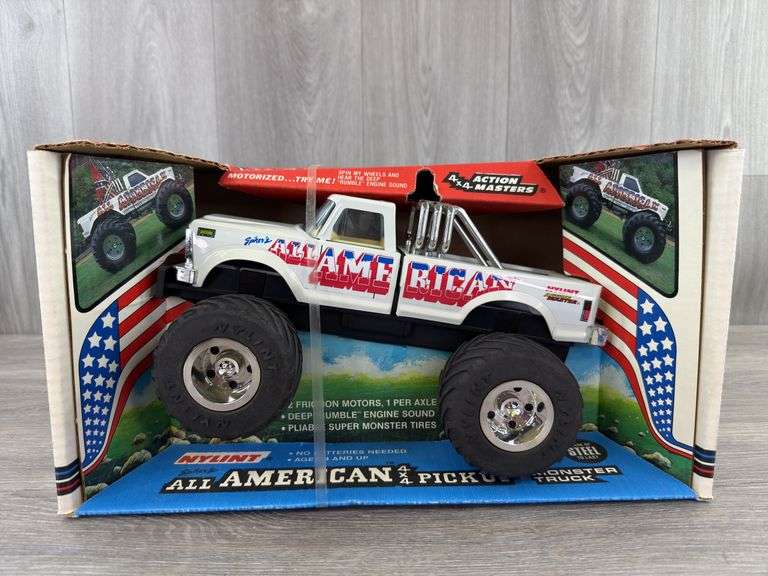 Spiker’s All American 4x4 Pickup Monster Truck, 12” Long