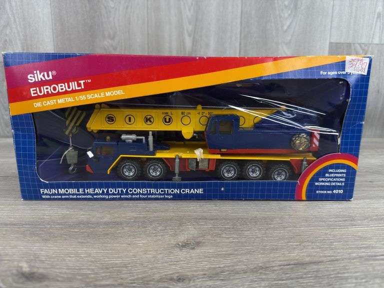 Faun Mobile HD Construction Crane, 1/55, Siku