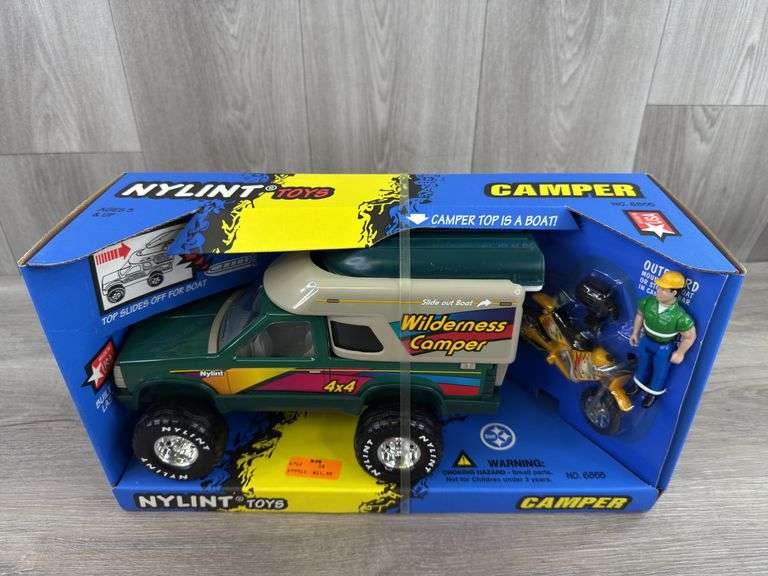 Nylint Toys 4x4 Wilderness Camper, 11 1/2” Long