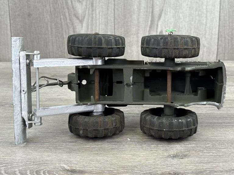 Hubley Diesel Army Dozer, 9 1/2” Long