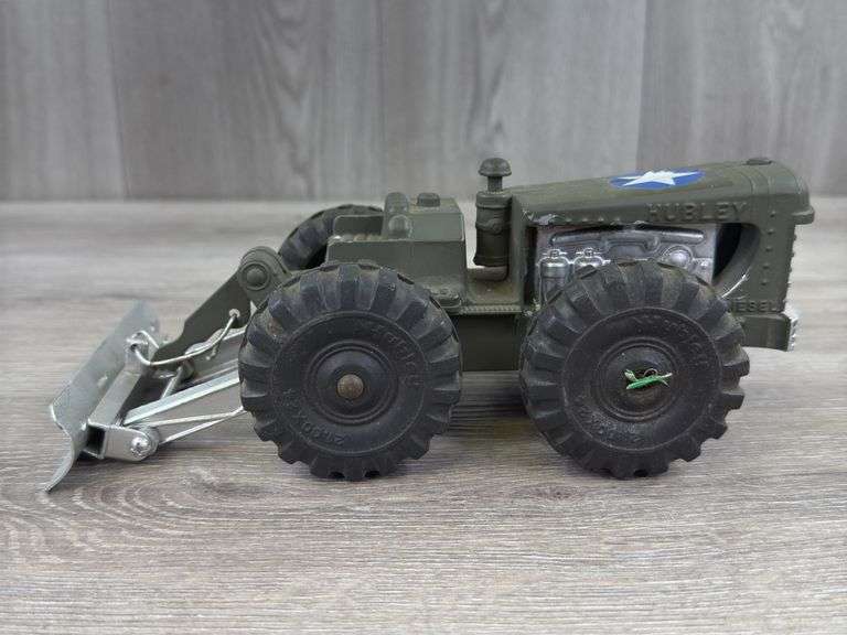 Hubley Diesel Army Dozer, 9 1/2” Long