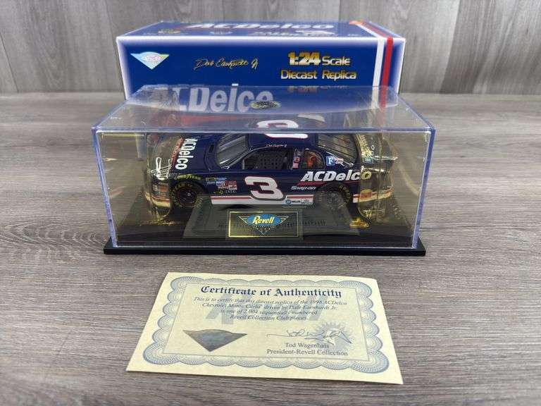 Dale Earnhardt Jr. #3 ACDelco 1998 Chevrolet Monte Carlo, 1/24, Revell, Certificate Of Authenticity, #687 Of 2,004