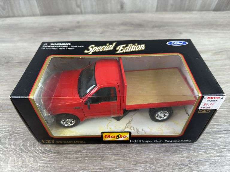 1999 Ford F350 Super Duty Flatbed Truck, 1/27, Maisto