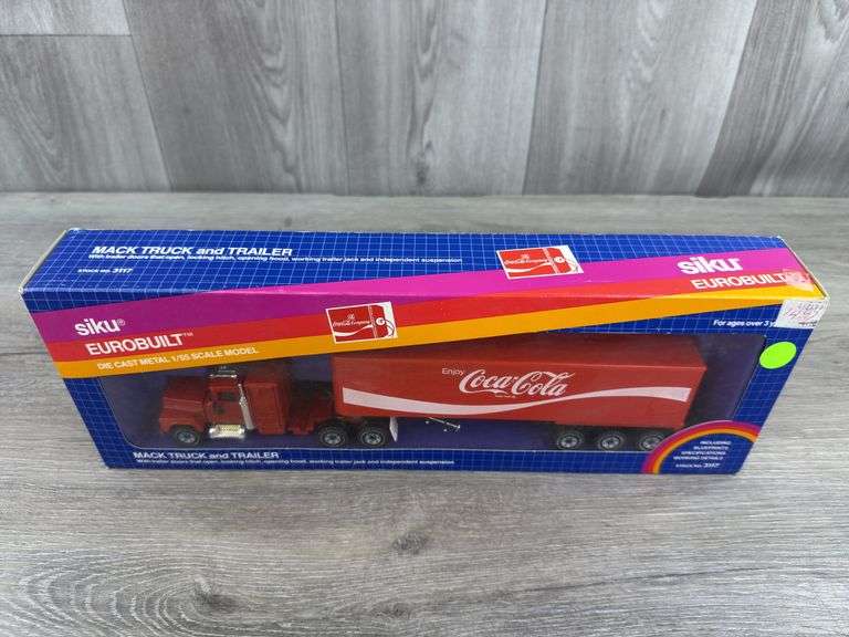 Mack Coca-Cola Truck & Trailer, 1/55, Siku