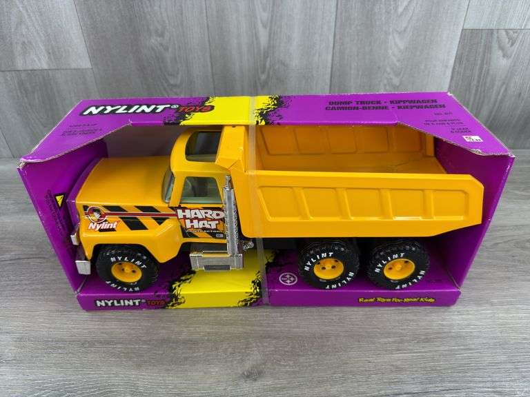Hard Hat Contractors Dump Truck, 16” Long, Nylint Toys