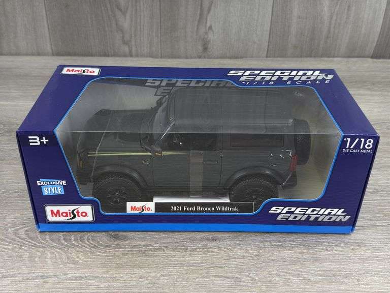 2021 Bronco Wildtrak, 1/18, Maisto, Special Edition