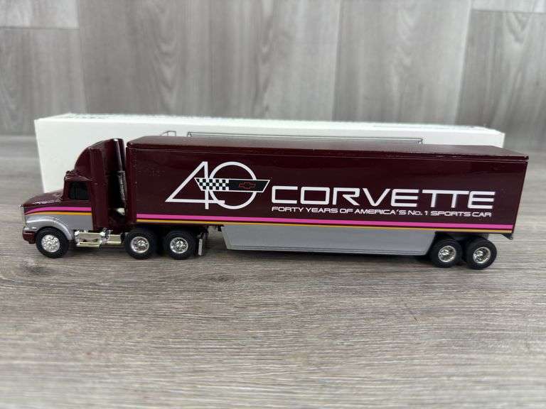 WhiteGMC 1,000,000th Corvette Tractor Trailer, 1/64