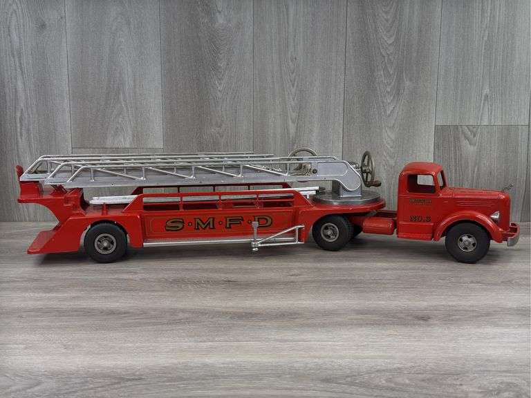 Smith-Miller Mack Fire Dept. No. 3 Ladder Truck, 35” Long