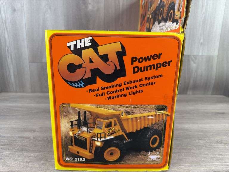 The Cat RC Power Dumper, 16” Long, New Bright