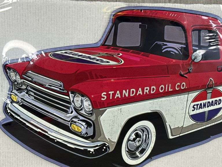 Standard Oil Co. Metal Cutout Sign, 19” Wide