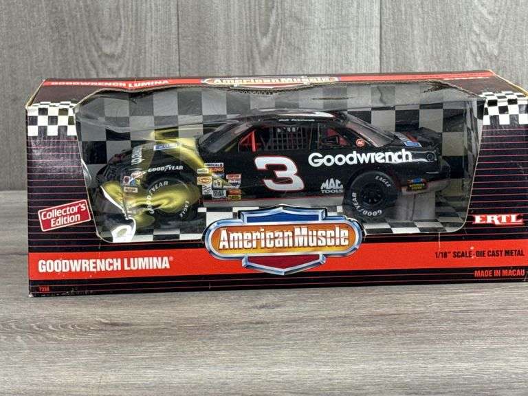 Dale Earnhardt Sr. #3 Goodwrench Lumina, 1/18, American Muscle, Collector’s Edition, Ertl