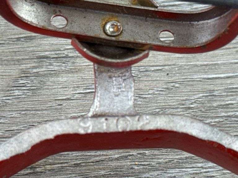Hubley Pull Type Scraper, 7 3/4” Long, Stamped 9102