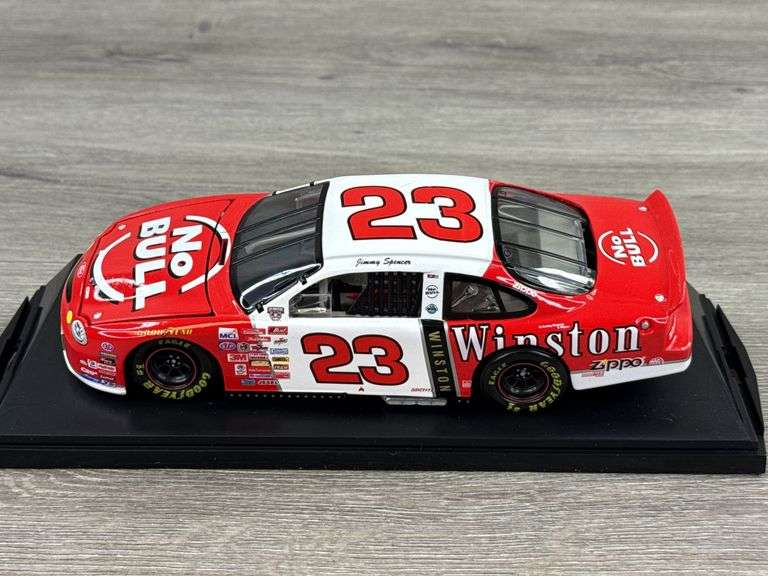 Jimmy Spencer #23 Winston No Bull 1998 Ford Taurus Stock Car Bank, 1/24, Limited Edition, 1 Of 2,500, Action Racing Collectables Club Of America